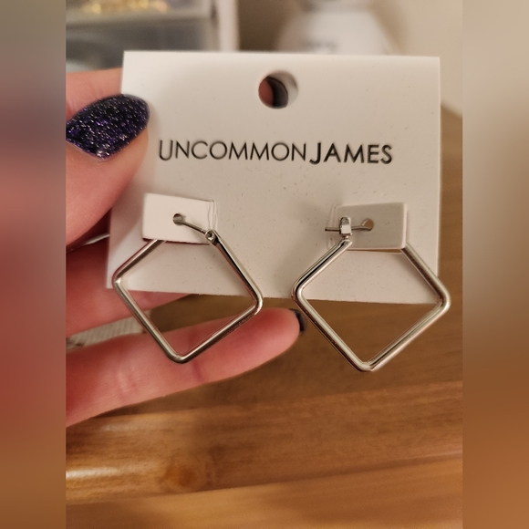 Uncommon James Jewelry - Uncommon James Small Girl Boss Earrings - Silver